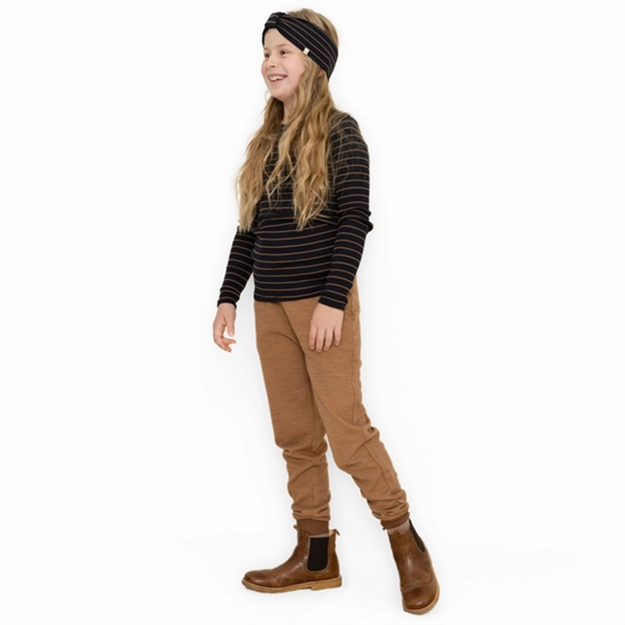 Minimalisma Bergen Blouse Bronze Stripes Geometric Shape