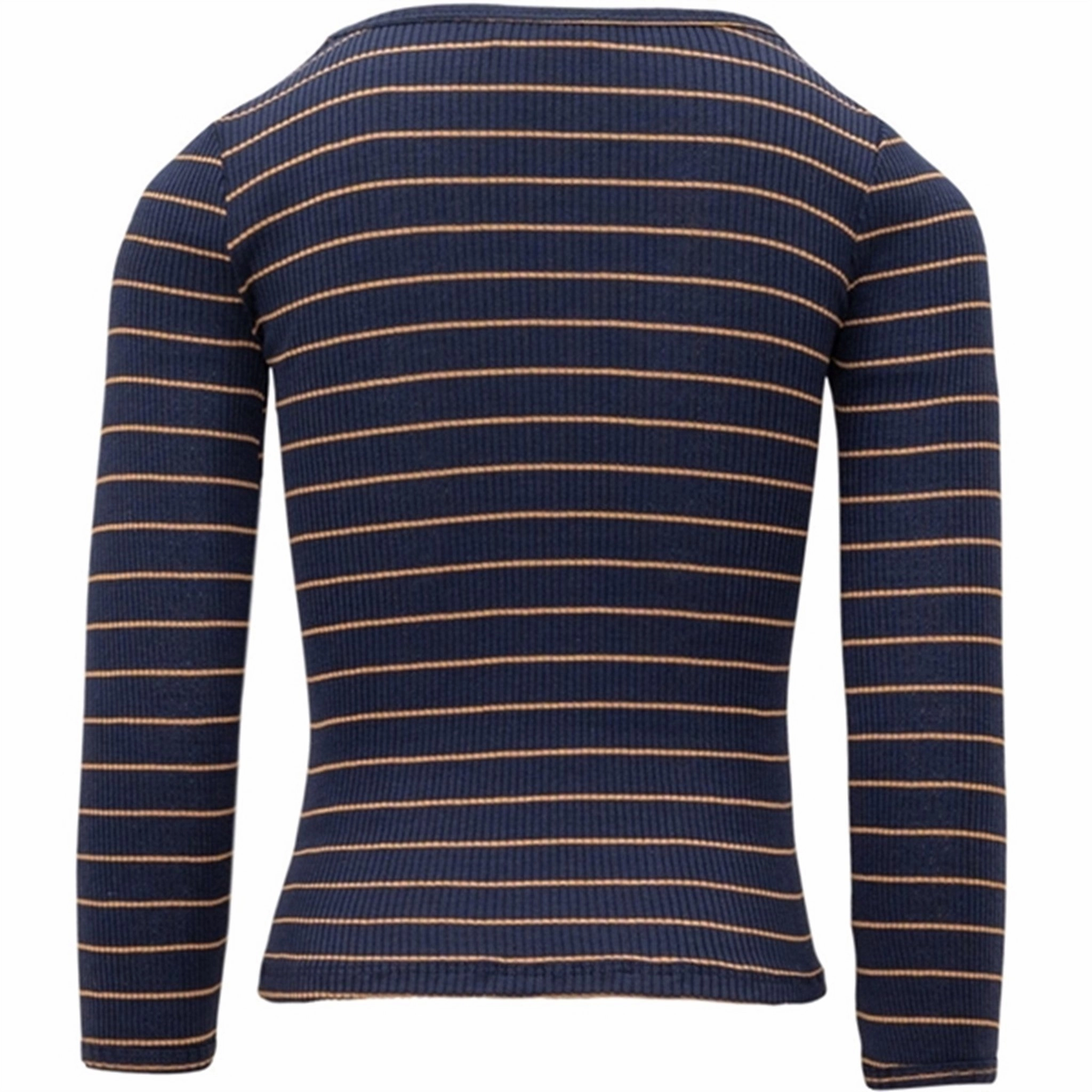 Minimalisma Bergen Blouse Bronze Stripes slim cut Sophisticated Style