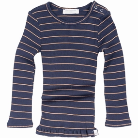 All-Purpose Wear Minimalisma Bogense Blouse Bronze Stripes