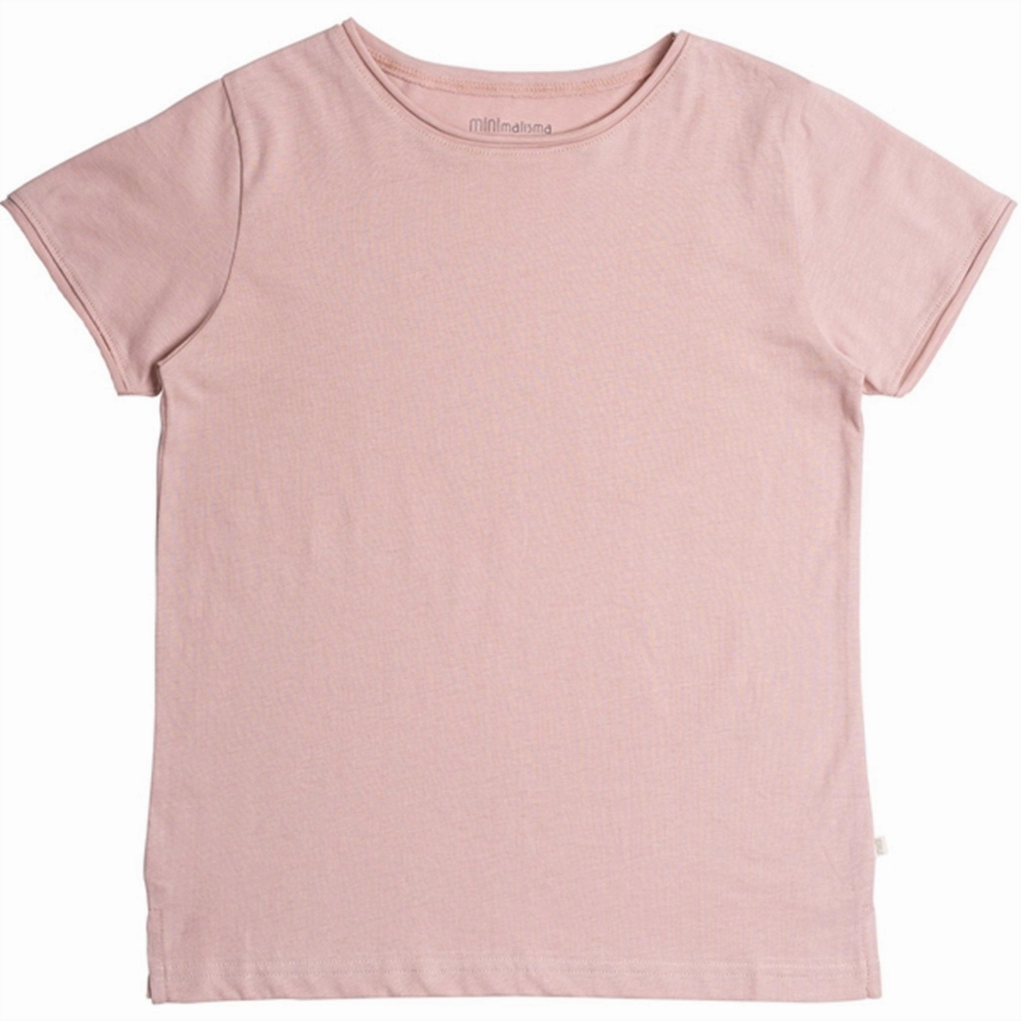 Comfy Essentials Wear Stretchable Knit Minimalisma Lin T-shirt Litchi