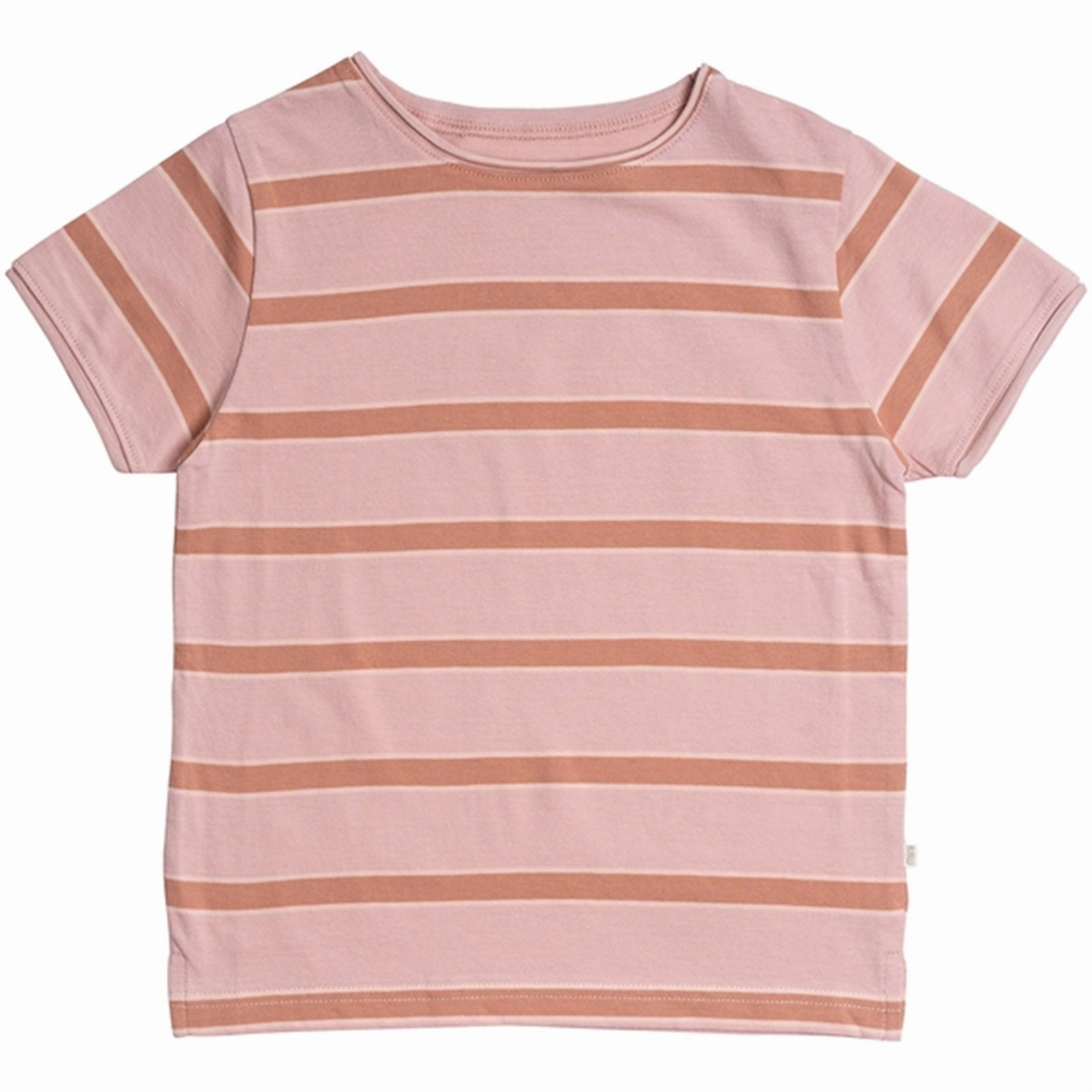 Minimalisma Lin T-shirt Sorbet Stripes Stylish Outfit