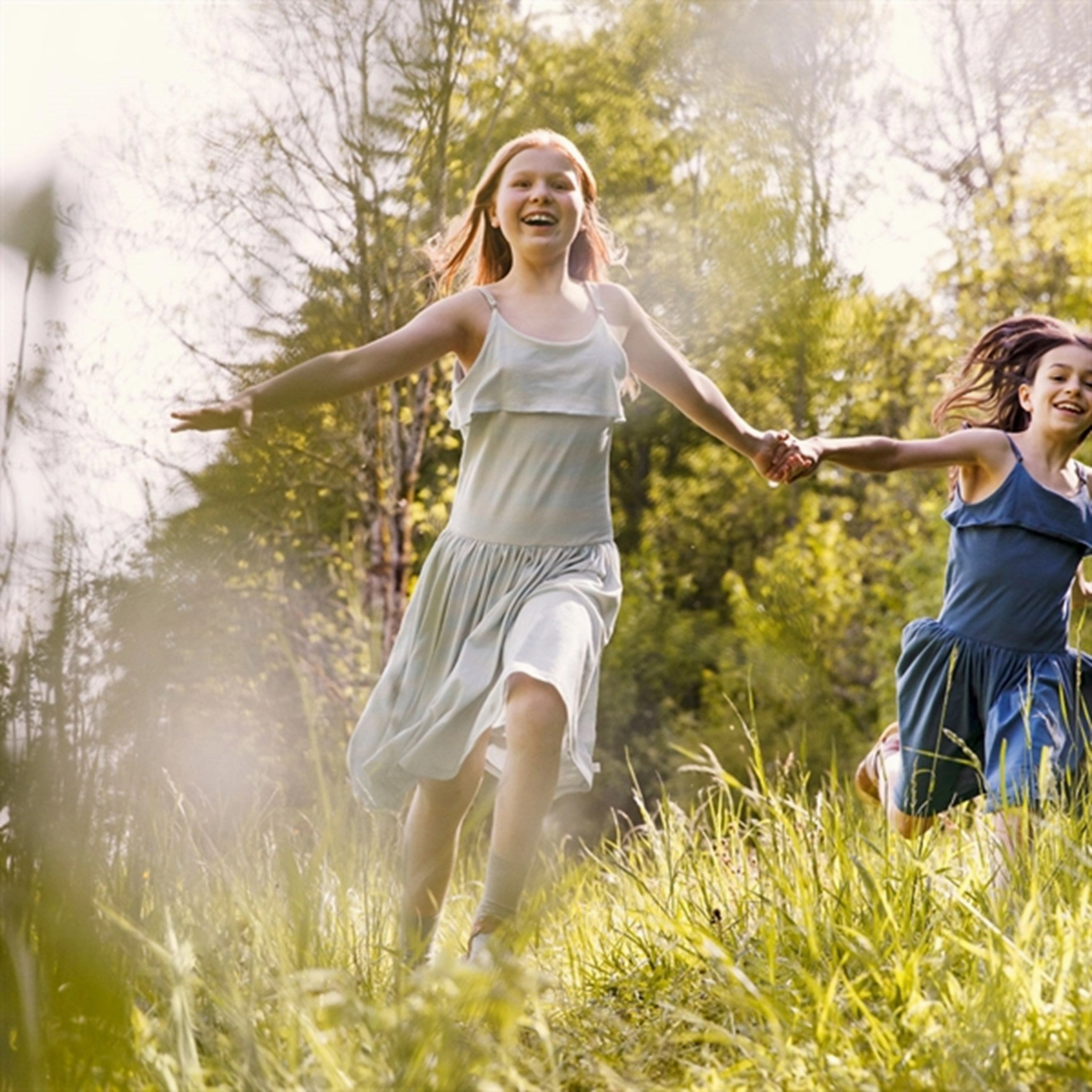 NonChafeSeams Cool Palette Minimalisma Lis Dress Birch Cloud Stripe