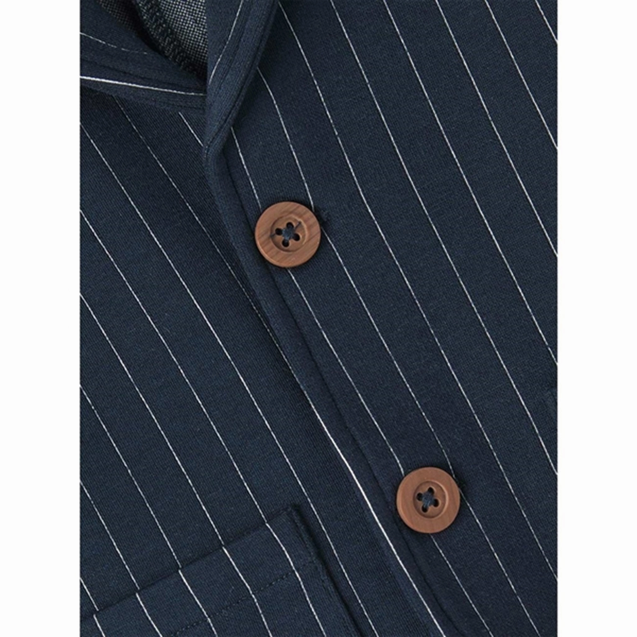 Chic Business Name it Dark Sapphire Franklin Stripe Sweat Blazer