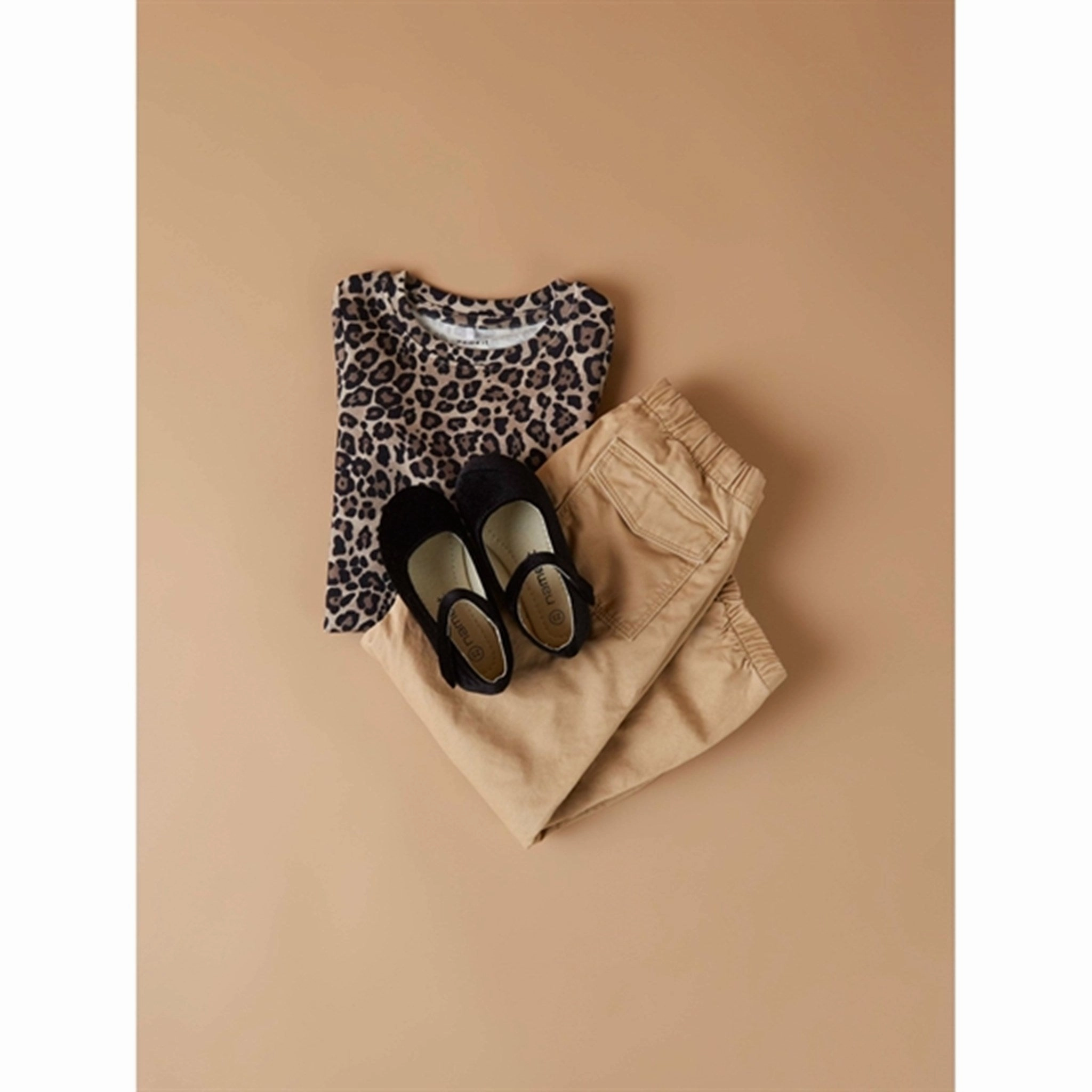 Name it Oxford Tan Sys Blouse wrinkle free