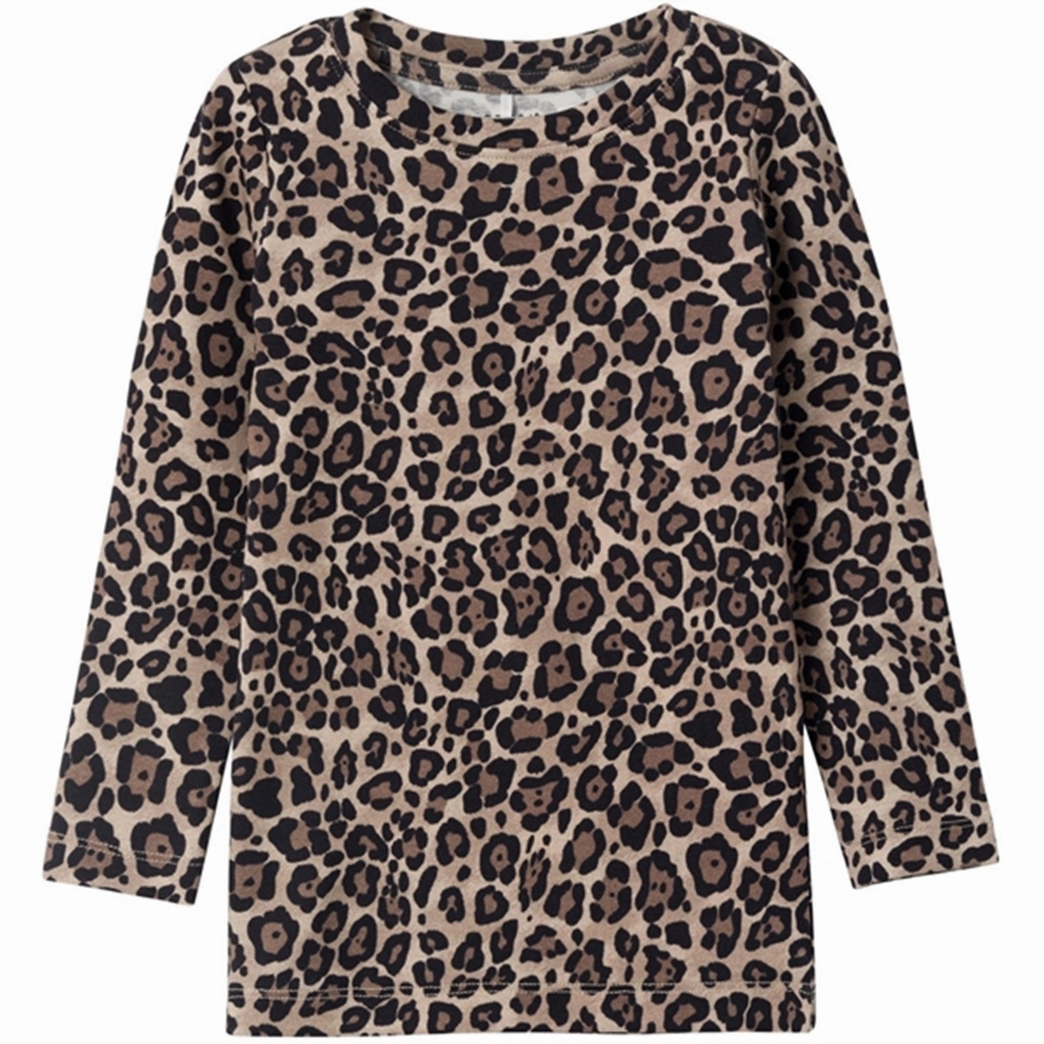 Printed design Conference Appropriate Name it Oxford Tan Sys Blouse