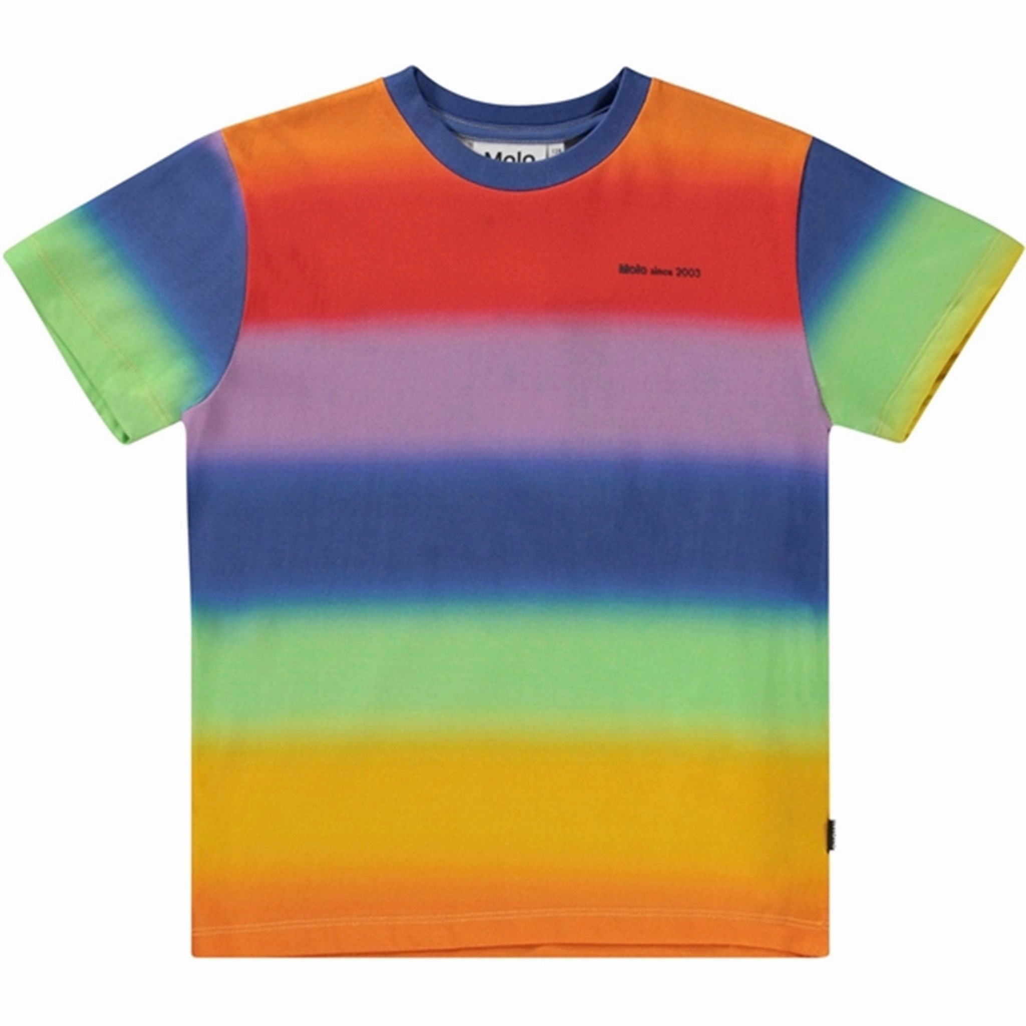 Molo Rainbow Spray Roxo T-Shirt AntiStatic Properties