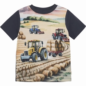 Fashionable Wear Autumn coziness Minymo Blue Nights T-shirt NOOS