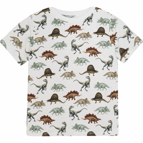 Versatile Fashion windproof Minymo Bright White T-Shirt AOP