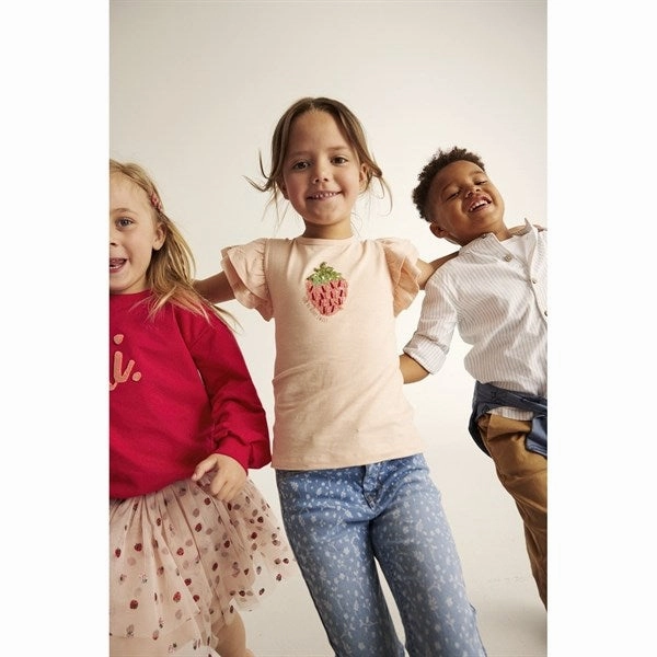 Minymo China Blue Pants AOP Denim Go-to Comfort One For All