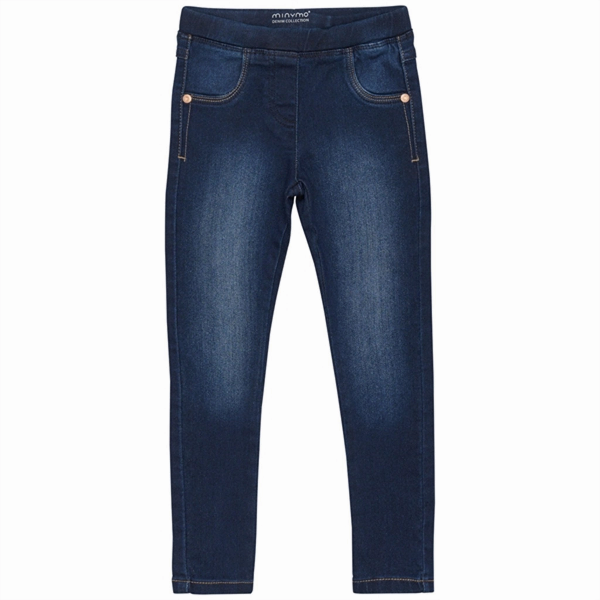 Chic Simplicity Timeless Fashion Minymo Dark Blue Denim Jegging Stretch Slim Fit NOOS