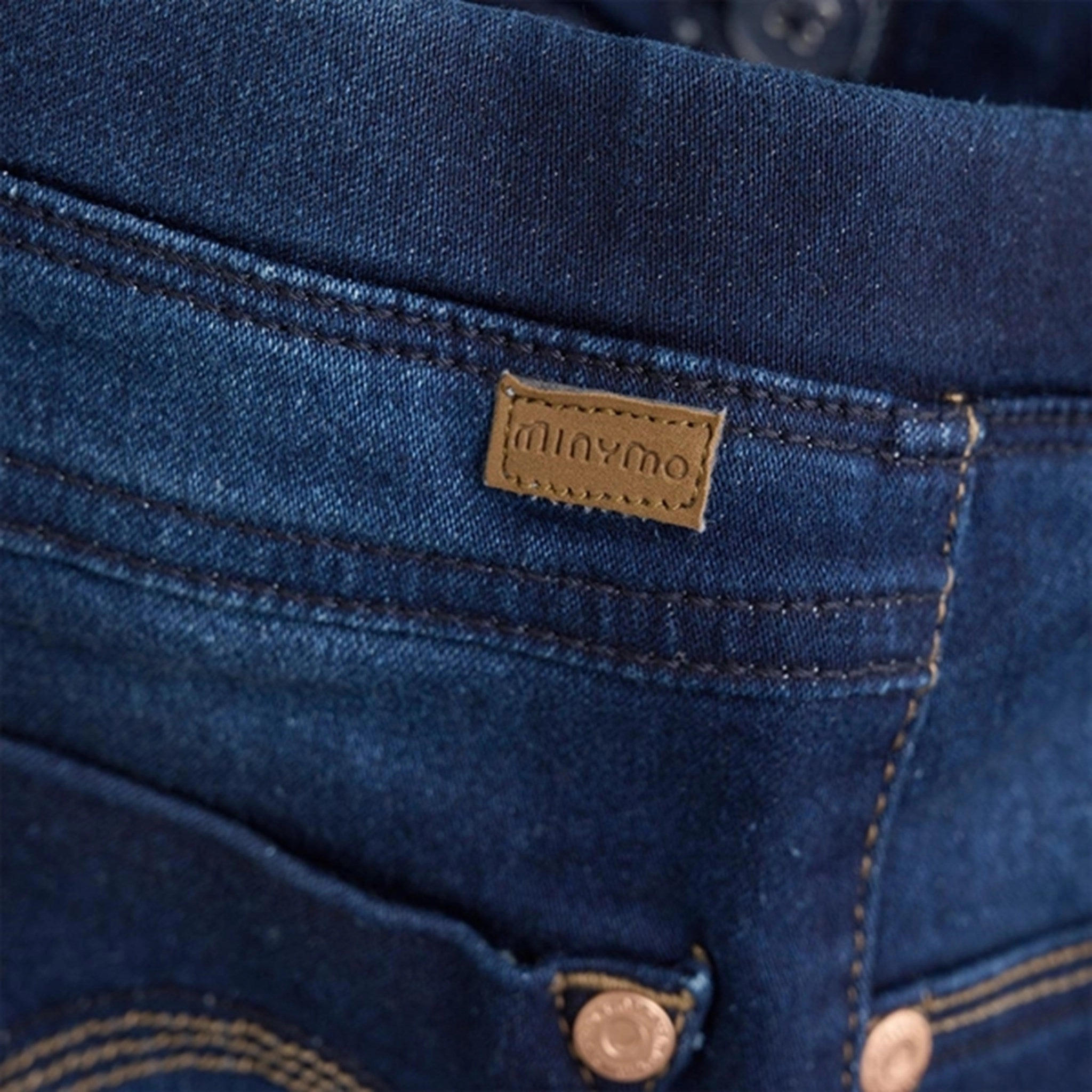 Fresh casual Fashion Lover Classic Wear Modern Minimalist Minymo Dark Blue Denim Jegging Stretch Slim Fit NOOS