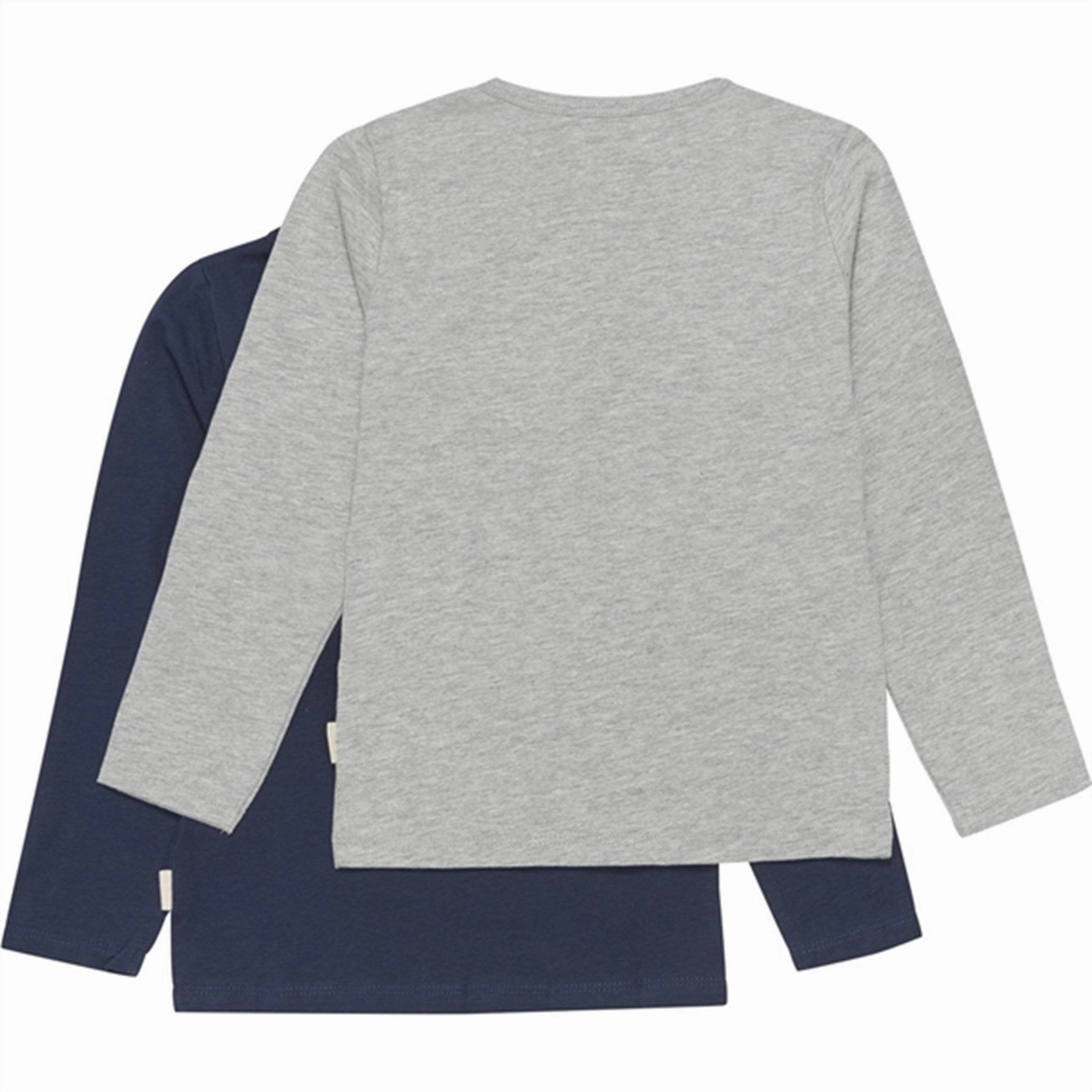 Minymo Dark Navy Blouse Basis 34 2-pack Neutral Tones Smooth zipper closure