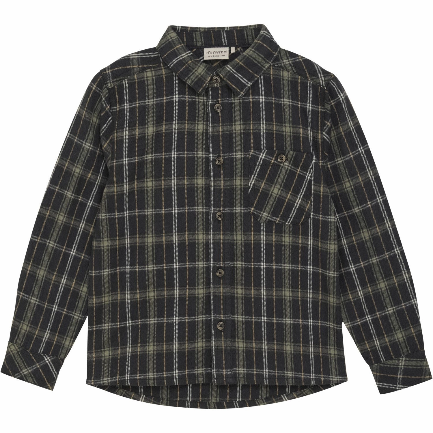 Premium Quality Minymo Dark Navy Shirt Check