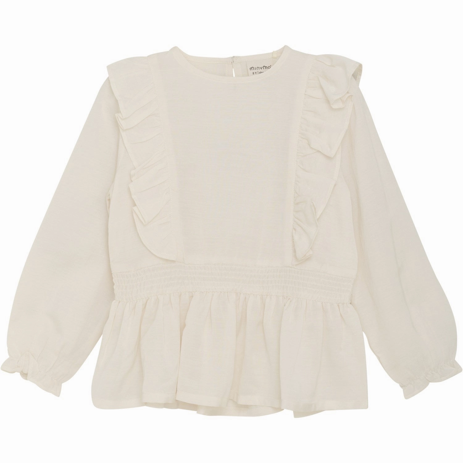 Minymo Eggnog Shirt Shiny Fitted Shape