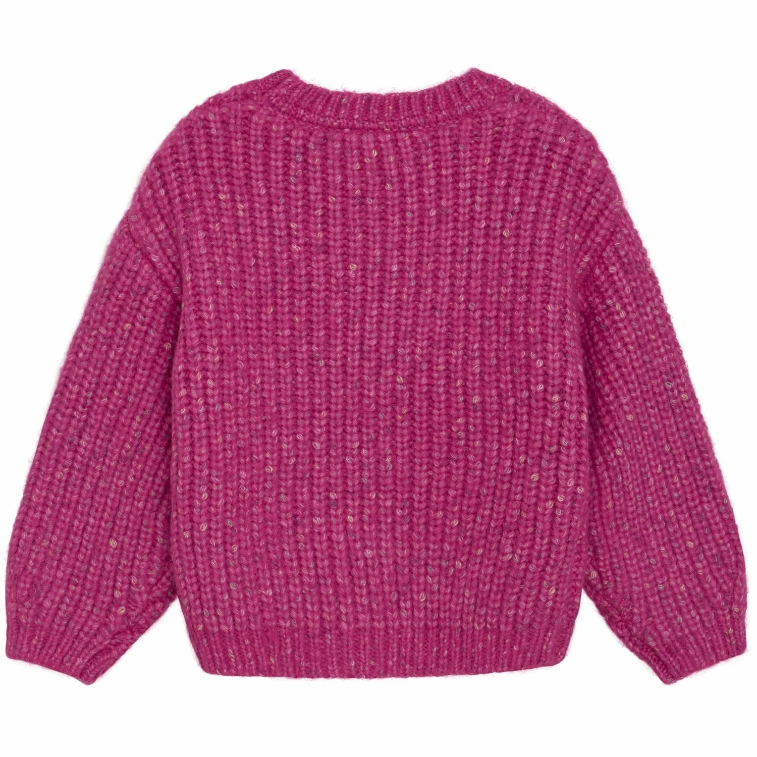 Minymo Fuchsia Fedora Pullover Knit Streamlined Design