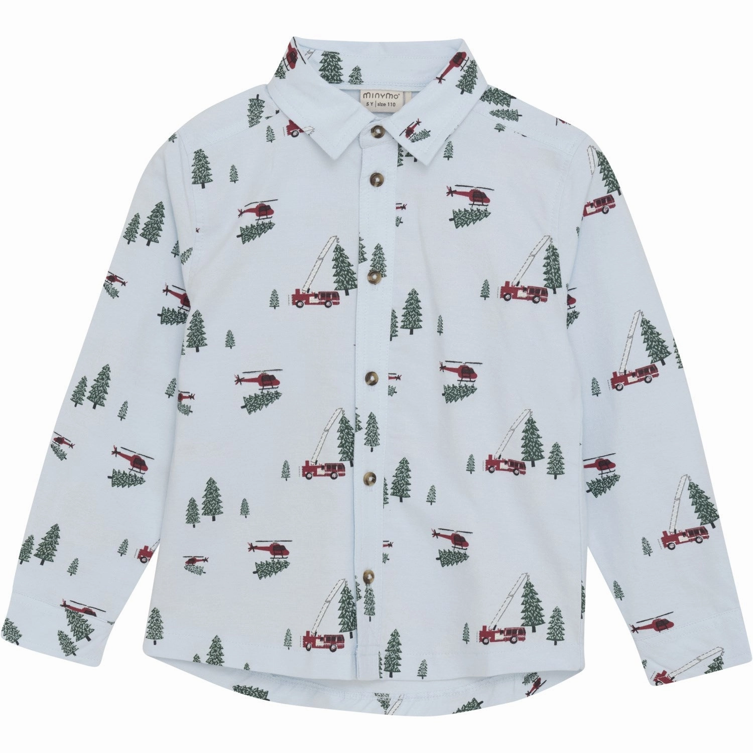 Minymo Ice Water Shirt AOP Conference Appropriate Comfortable Fabric