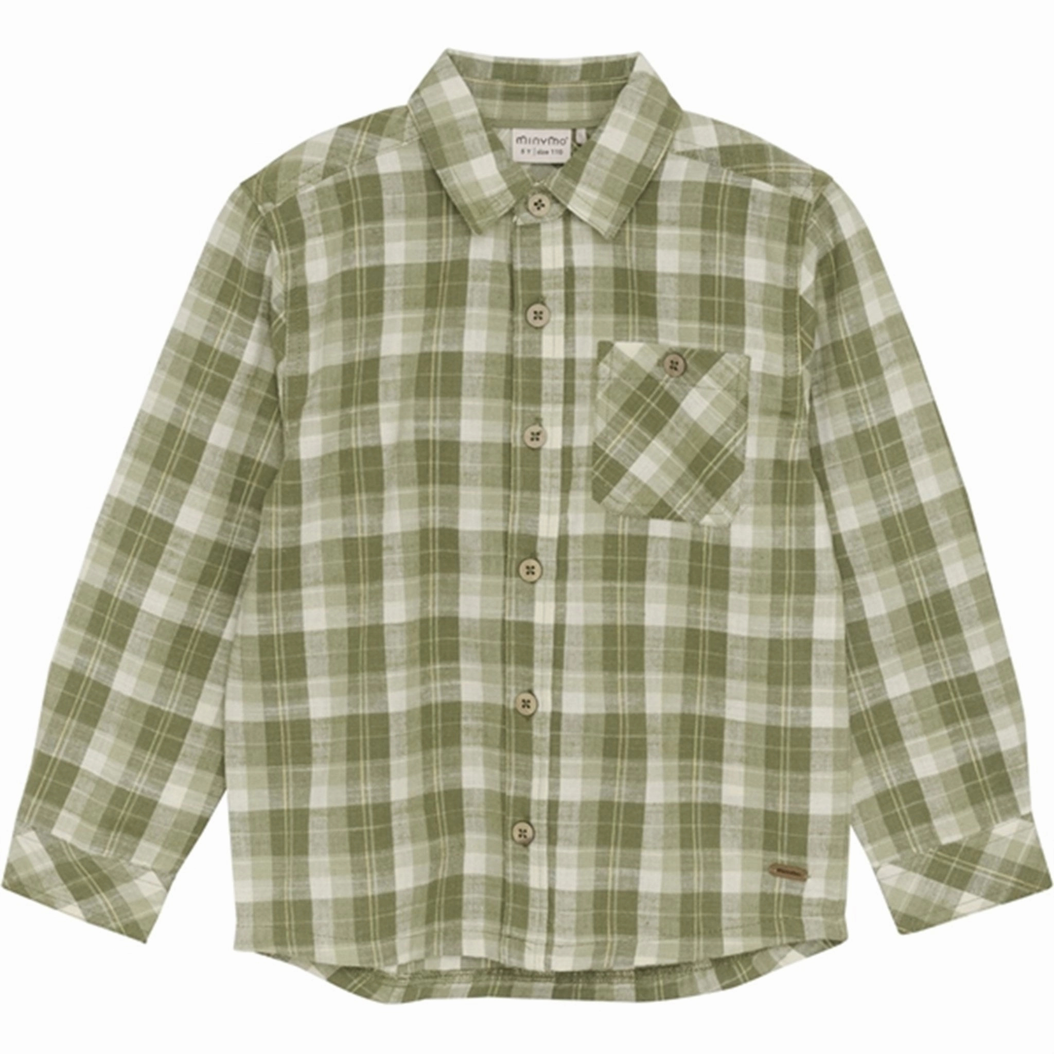 Anniversary Special Minymo Olivine Skjorte Check
