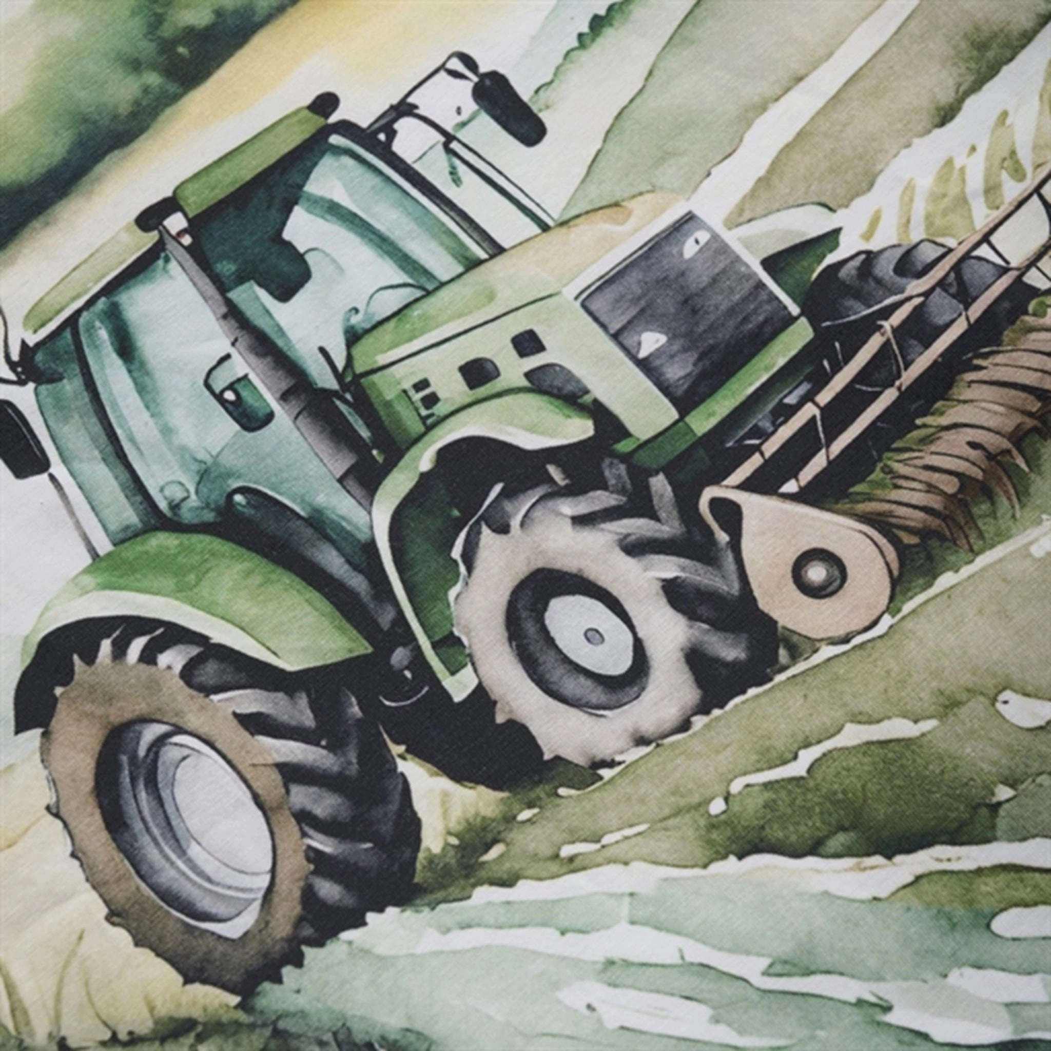 Micro Perforated Fabric Soft Breathable Minymo Olivine T-shirt NOOS