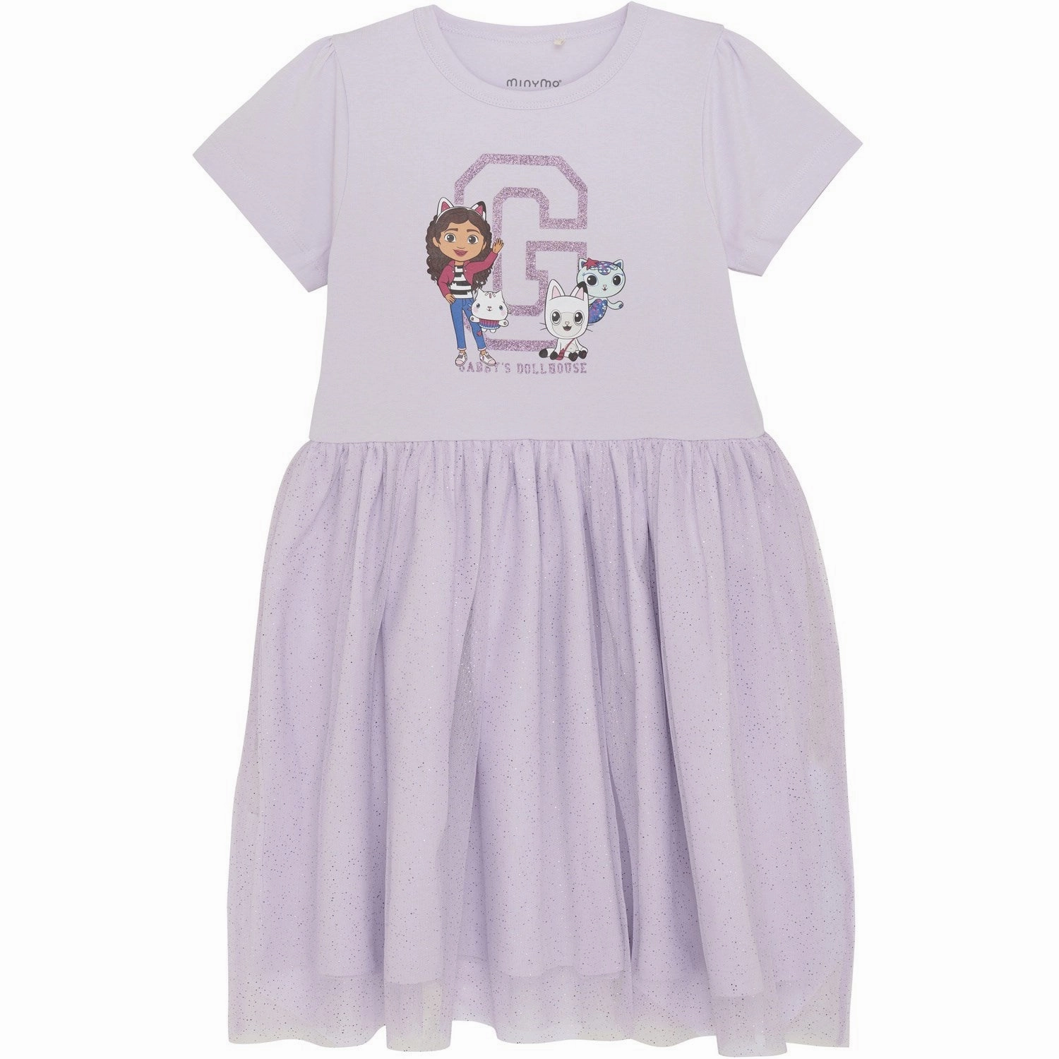 Minymo Orchid Petal Dress w. Tulle Season Ready