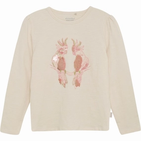 Ventilated Back Panel Anti Pill Technology Minymo Pink Champagne Bluse