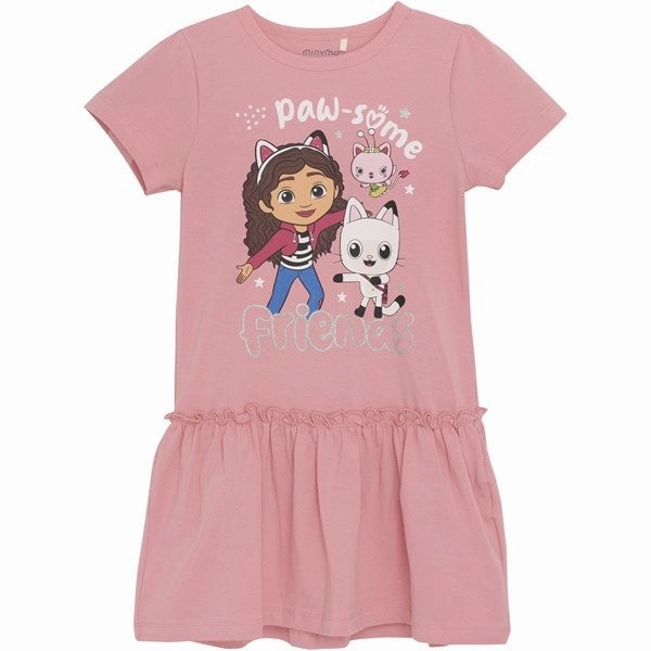 Minymo Strawberry Ice Dress Soft Outfit Feminine Look