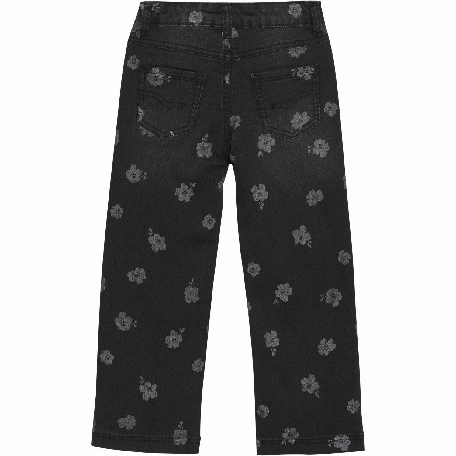 Office Wear Modern Rainy Day Minymo Tap Shoe Pants Denim AOP