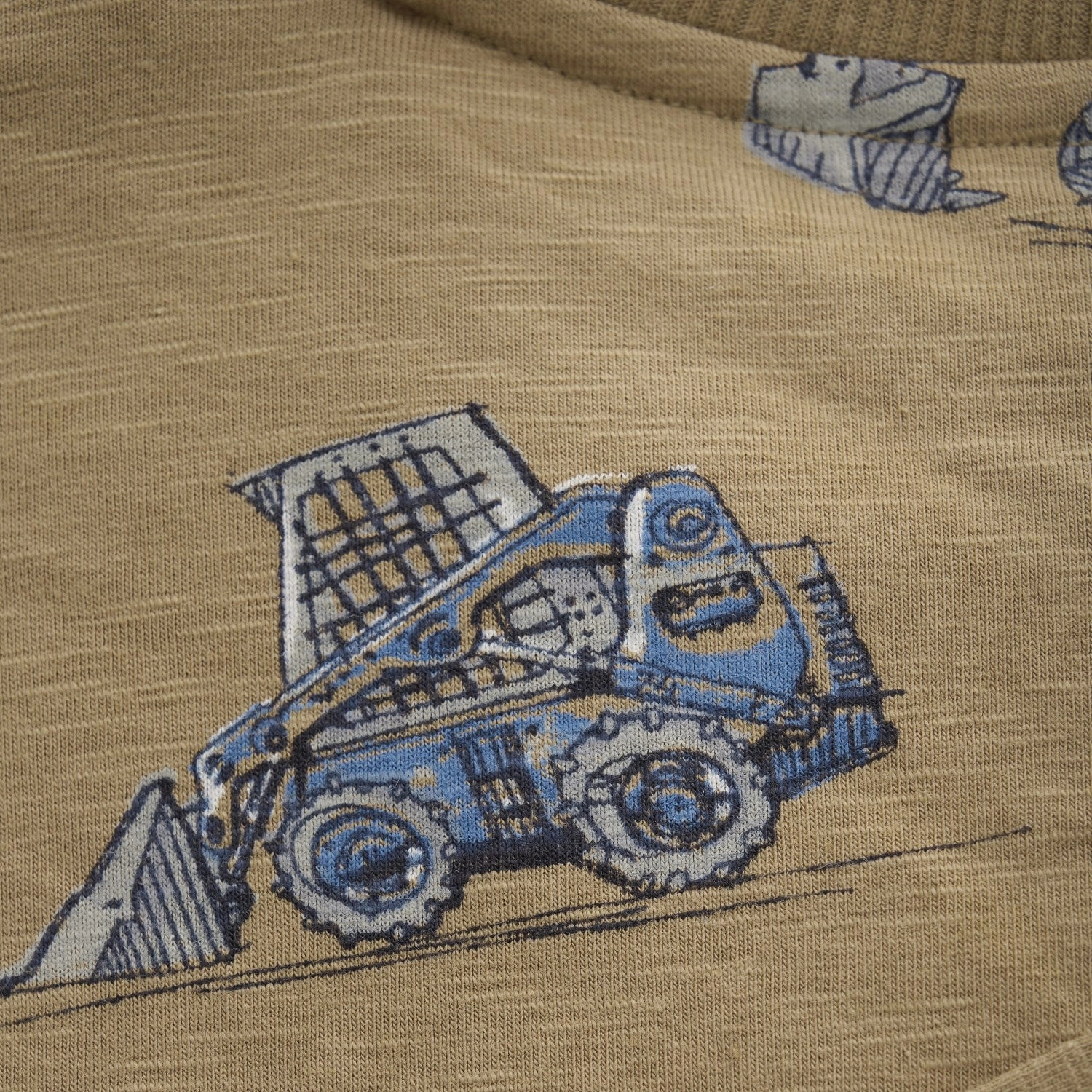 Minymo Tiger's Eye Blouse AOP Long Sleeve