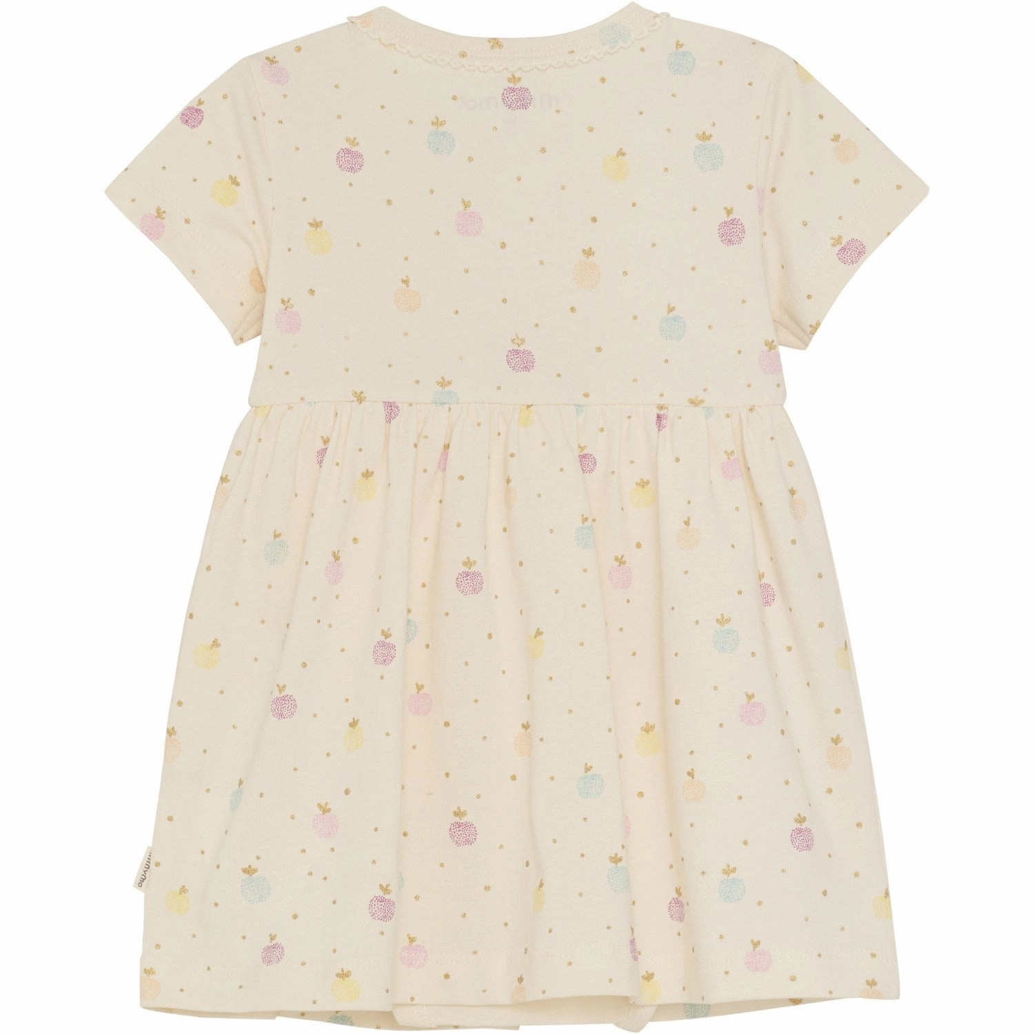 Classic structured dress Scandi Clean Minymo White Swan Body Dress AOP