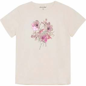 Minymo White Swan T-Shirt Simple Comfort Wear