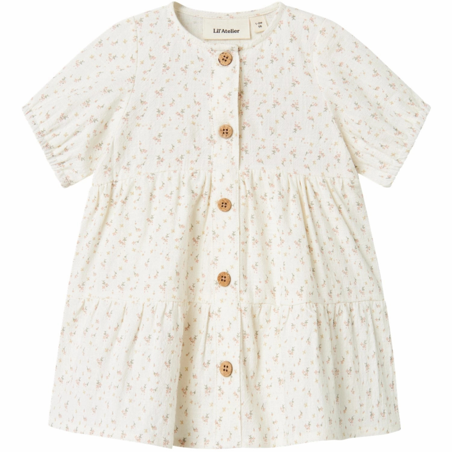 Body Flow Lil'Atelier Coconut Milk Nbfhailey Ss Loose Body Dress Lil