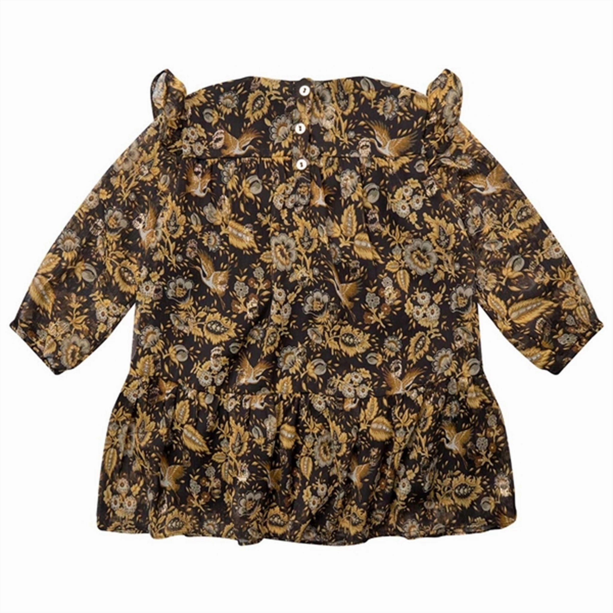 Sofie Schnoor Black Agathe Dress Romantic Bloom