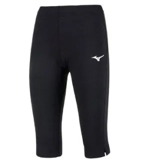 Mizuno high kyu capri pant in cotone unisex V2EB8701 09 black denim material Trendy Comfort