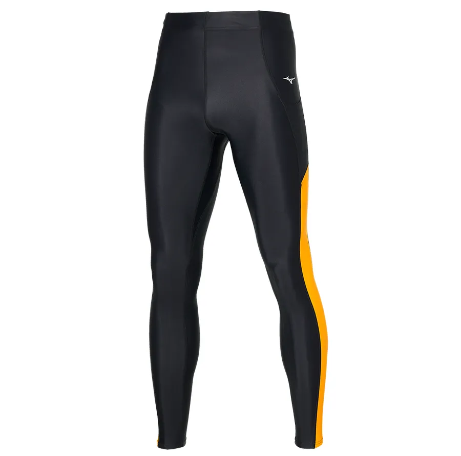 Easy Care Fabric Neutral Tone Mizuno Pantalone lungo da uomo da corsa Core Long Tight J2GB261198 black-racing yellow