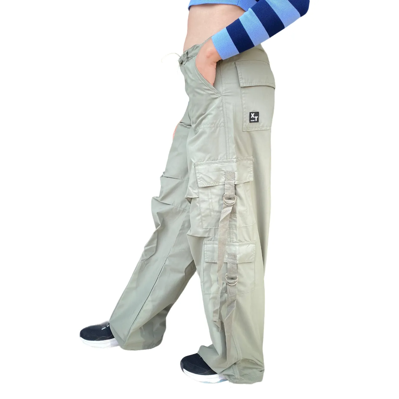 Odor Control Tech Performance Gear XT Studio pantalone da donna in microfibra largo con tasconi X124WVC012W68101-247 salvia