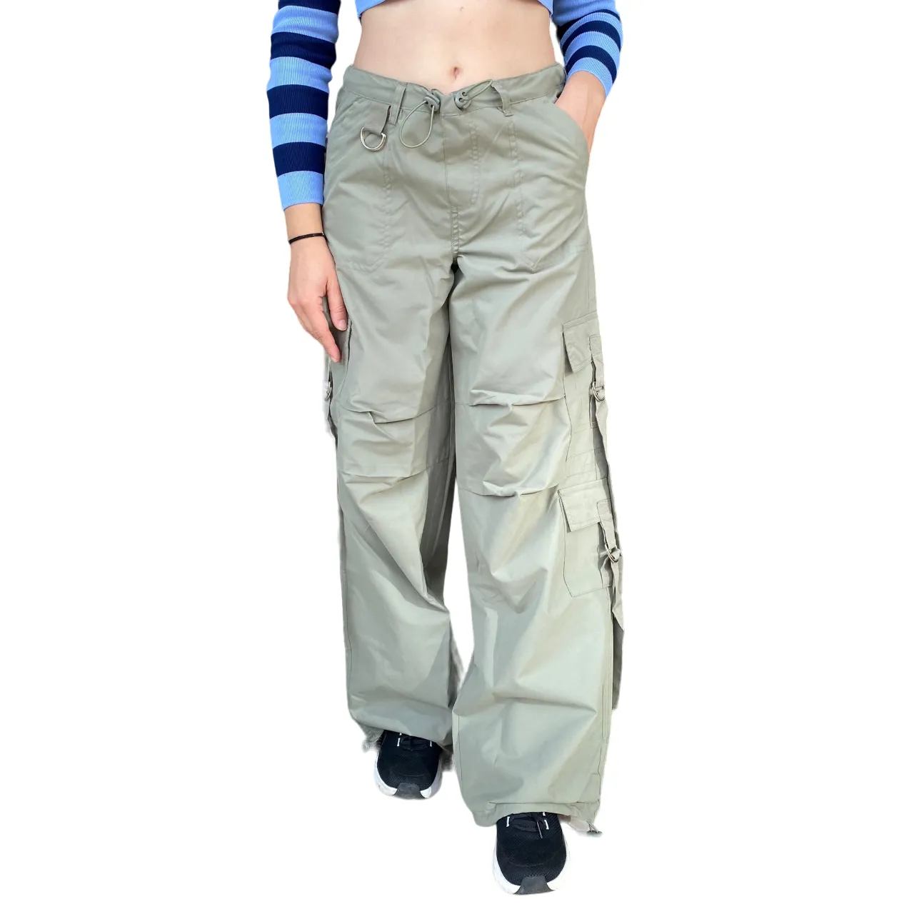 Durable Fit XT Studio pantalone da donna in microfibra largo con tasconi X124WVC012W68101-247 salvia