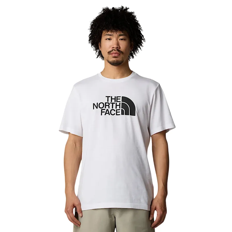 The North Face maglietta manica corta da uomo Easy NF0A8A6CFN4 bianco Flexible Weave