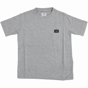 Moisture Management Ethically Sourced Cotton C.P. Company Melange Grey T-Shirt Short Sleeve
