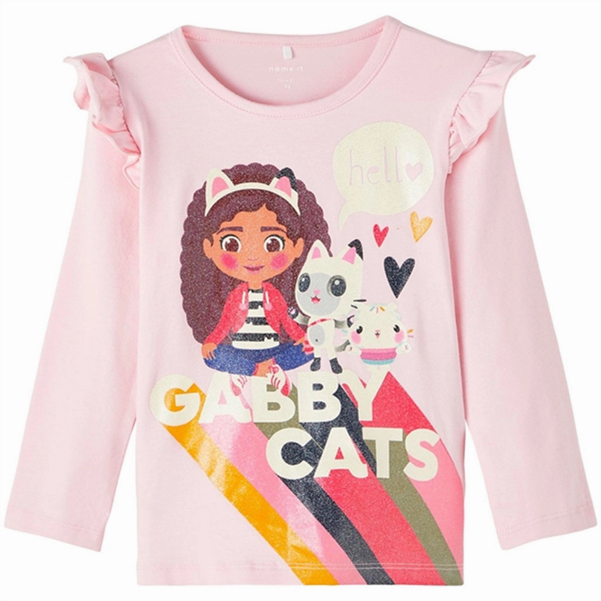 Name it Parfait Pink Amira Gabby Blouse Linen blend