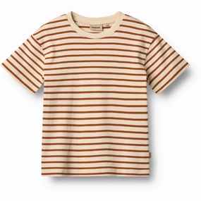 Wheat Warm Caramel Stripe T-Shirt S/S Fabian outdoor concert