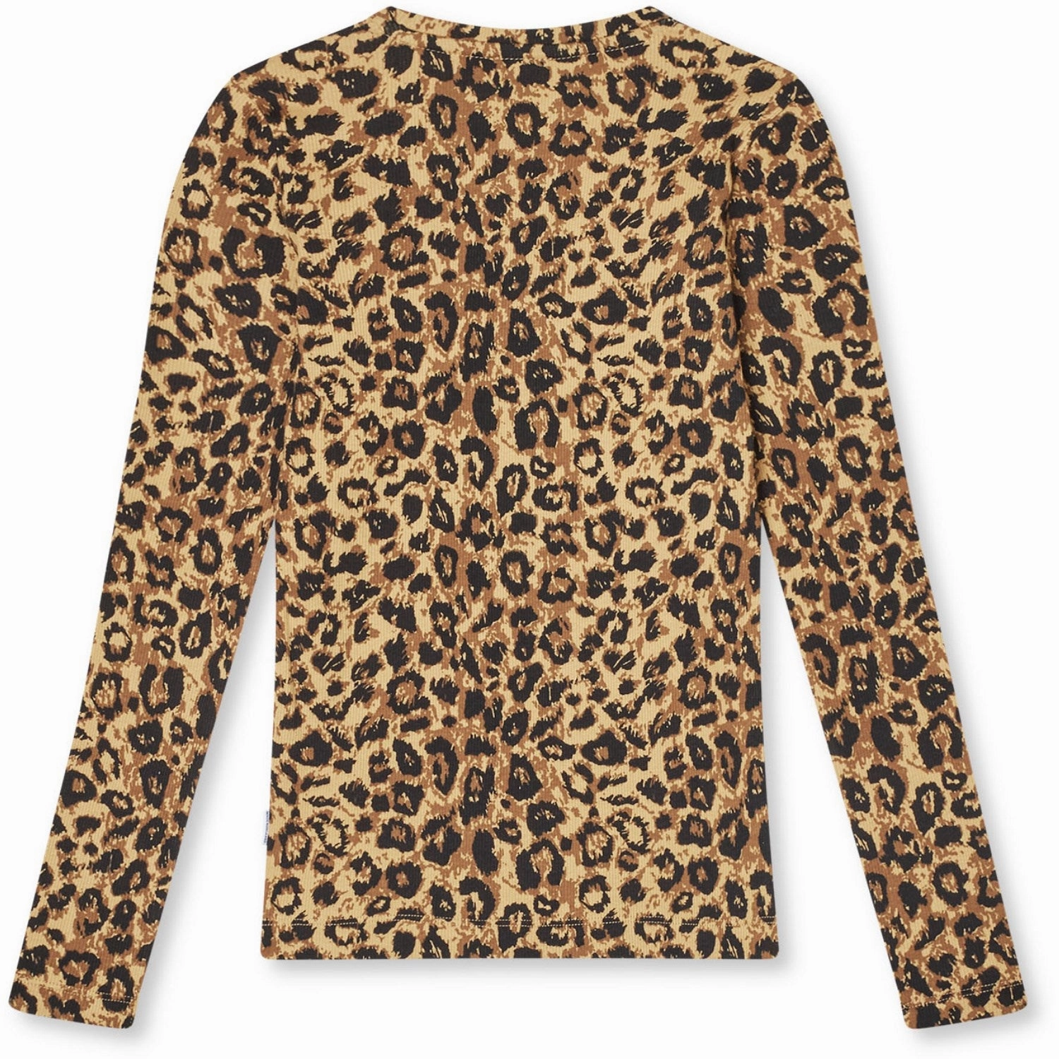 quick dry Mads N?rgaard Leopard Aop/Black 2X2 Cotton Aop Talino Tee L/S