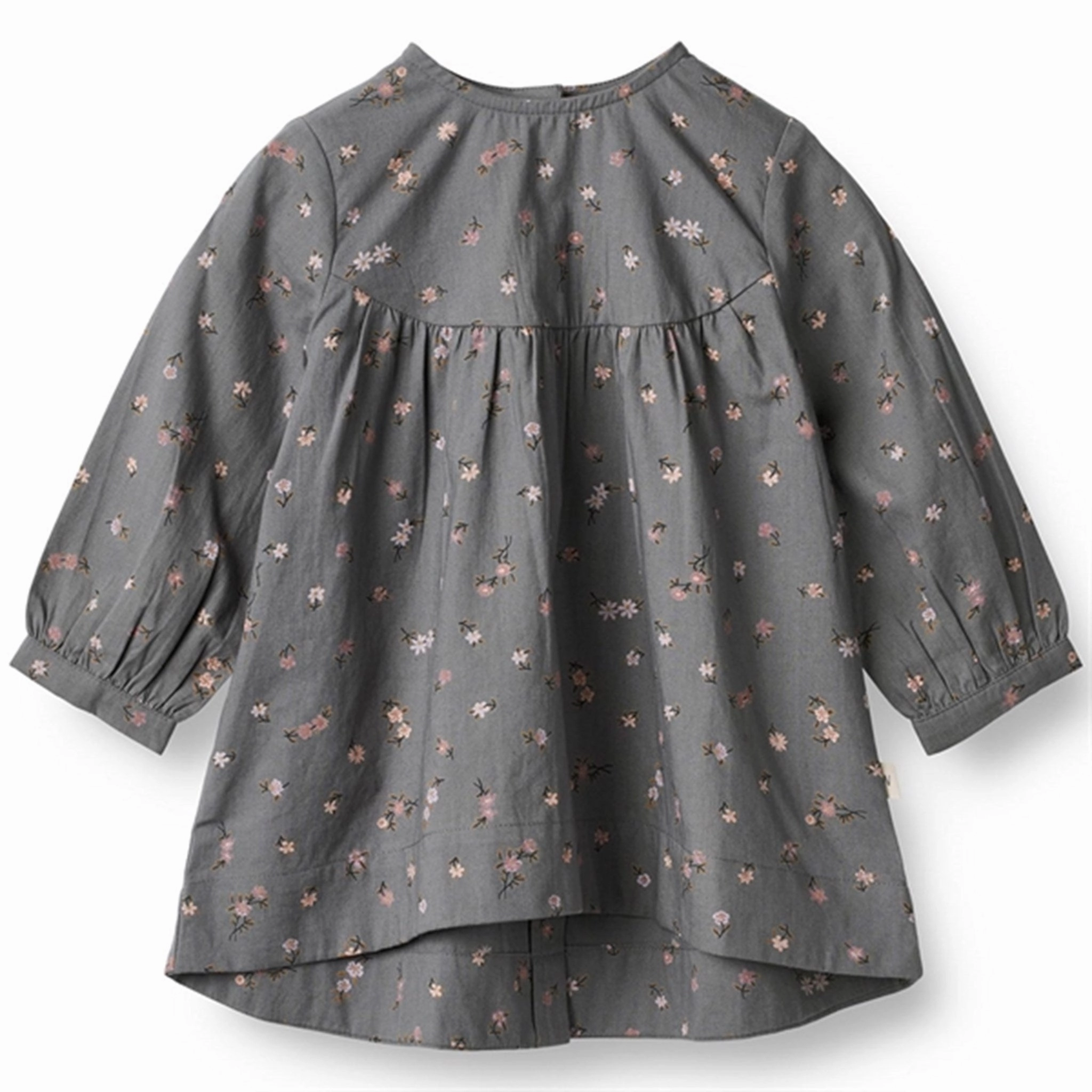 Gentle Texture Light Motion Wheat Autumn Sky Flowers Fenja Dress