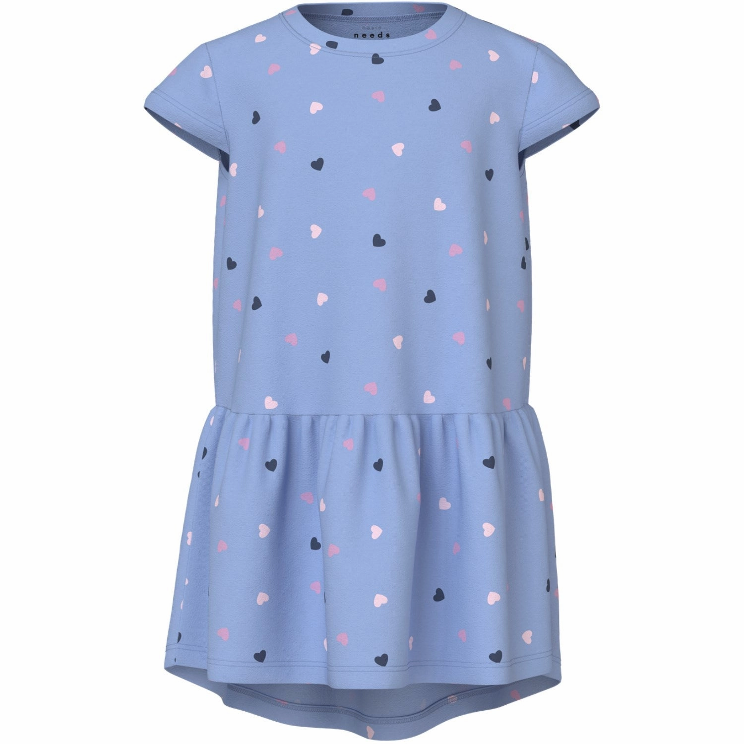 Name It Serenity Hearts Vigga Capsl Dress F1 Noos Skin Tone Quiet Sweet