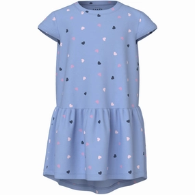 Name It Serenity Hearts Vigga Capsl Dress F1 Noos Skin Tone Quiet Sweet