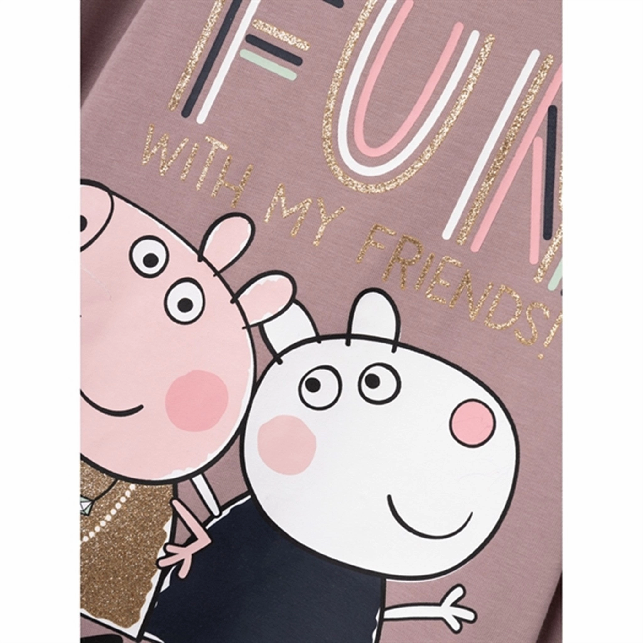 Name it Deauville Mauve Namira Peppa Pig Blouse Effortless Comfort Abrasion Resistant Edges