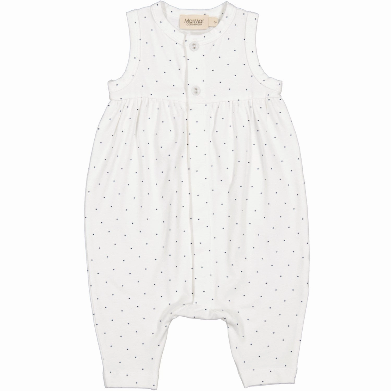 MarMar Modal Smooth Print Blue Dot Ruberto Romper Premium Training