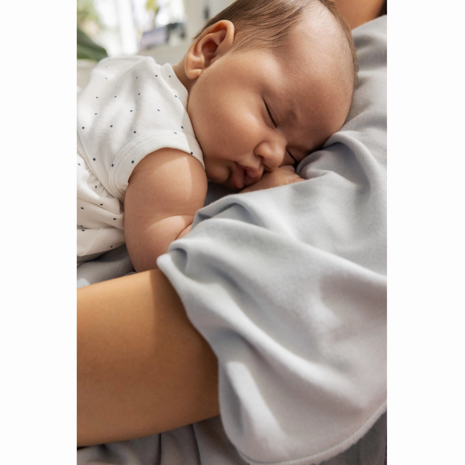 Essential Family MarMar Modal Smooth Print Blue Dot Ruberto Romper