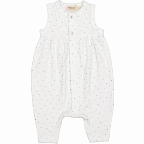 MarMar Modal Smooth Print Blue Dot Ruberto Romper Shopping Stylish Outdoor Street