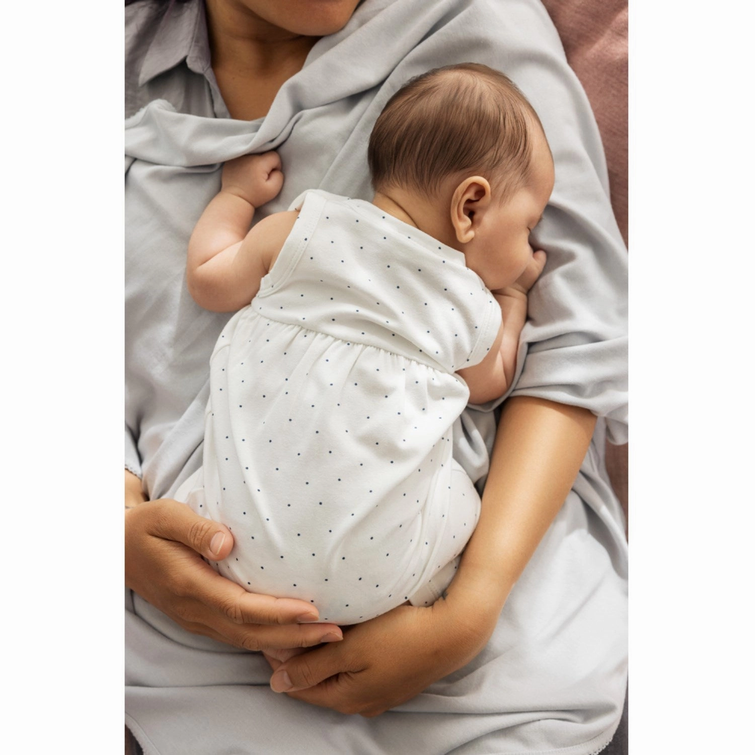 Picnic Vivid MarMar Modal Smooth Print Blue Dot Ruberto Romper