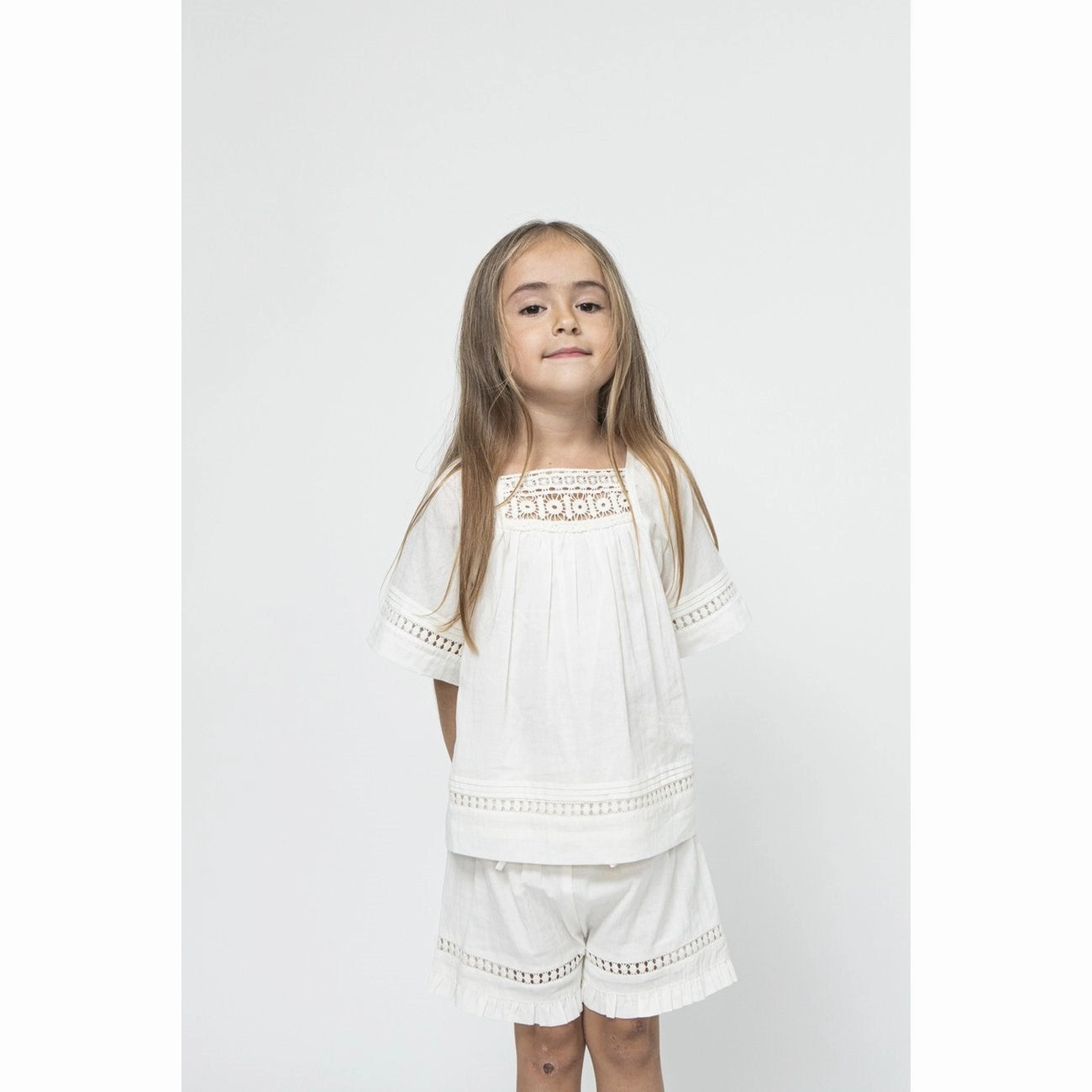 Sofie Schnoor Antique White T-shirt Casual layering piece Ethically Sourced Cotton