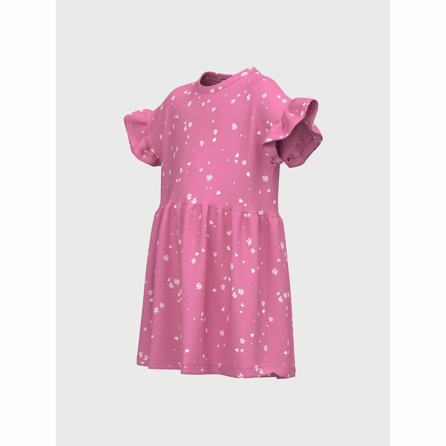 Printed-Lining Name It Wild Orchid Henra Dress